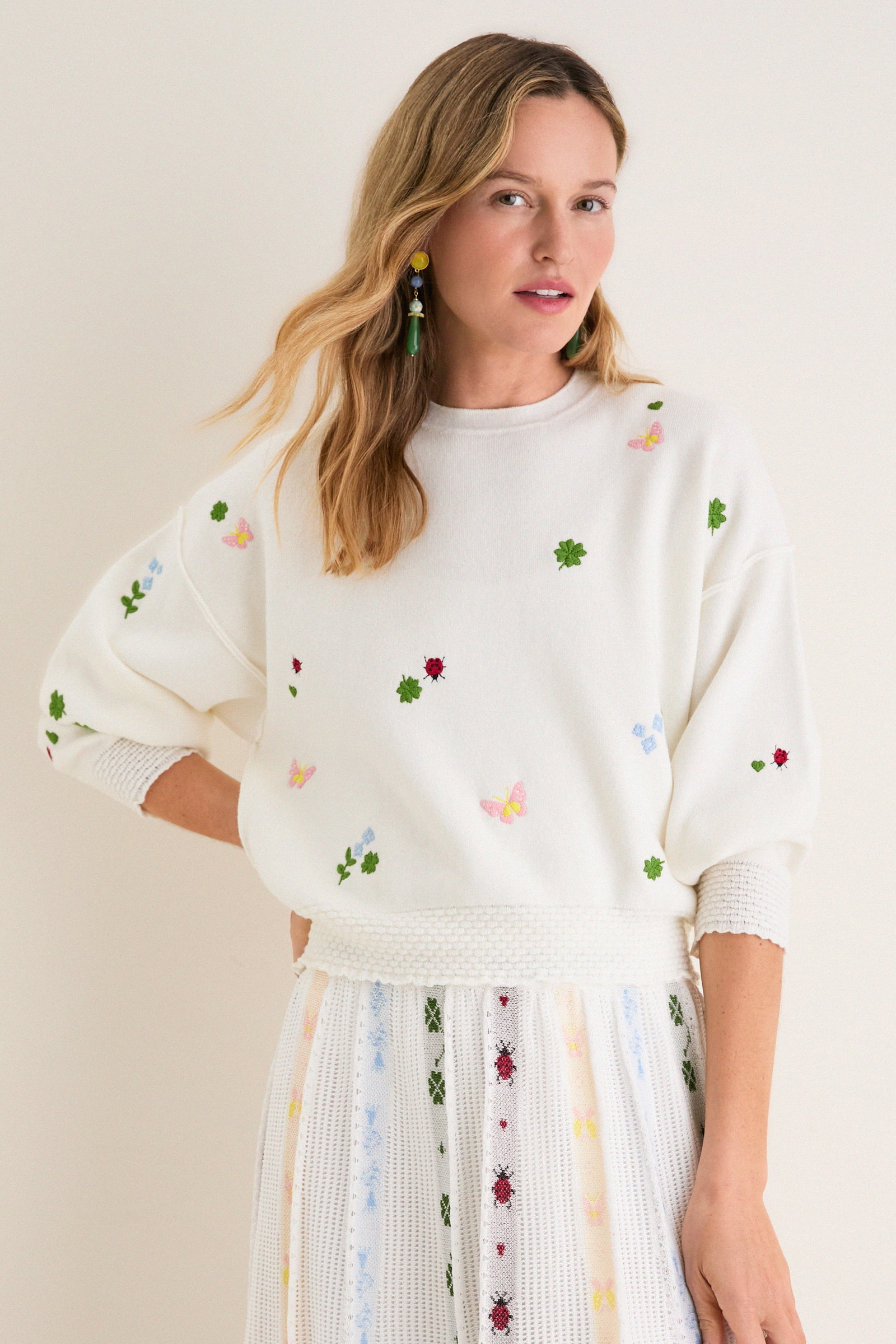 Image of Milk Multi Dump Sweater