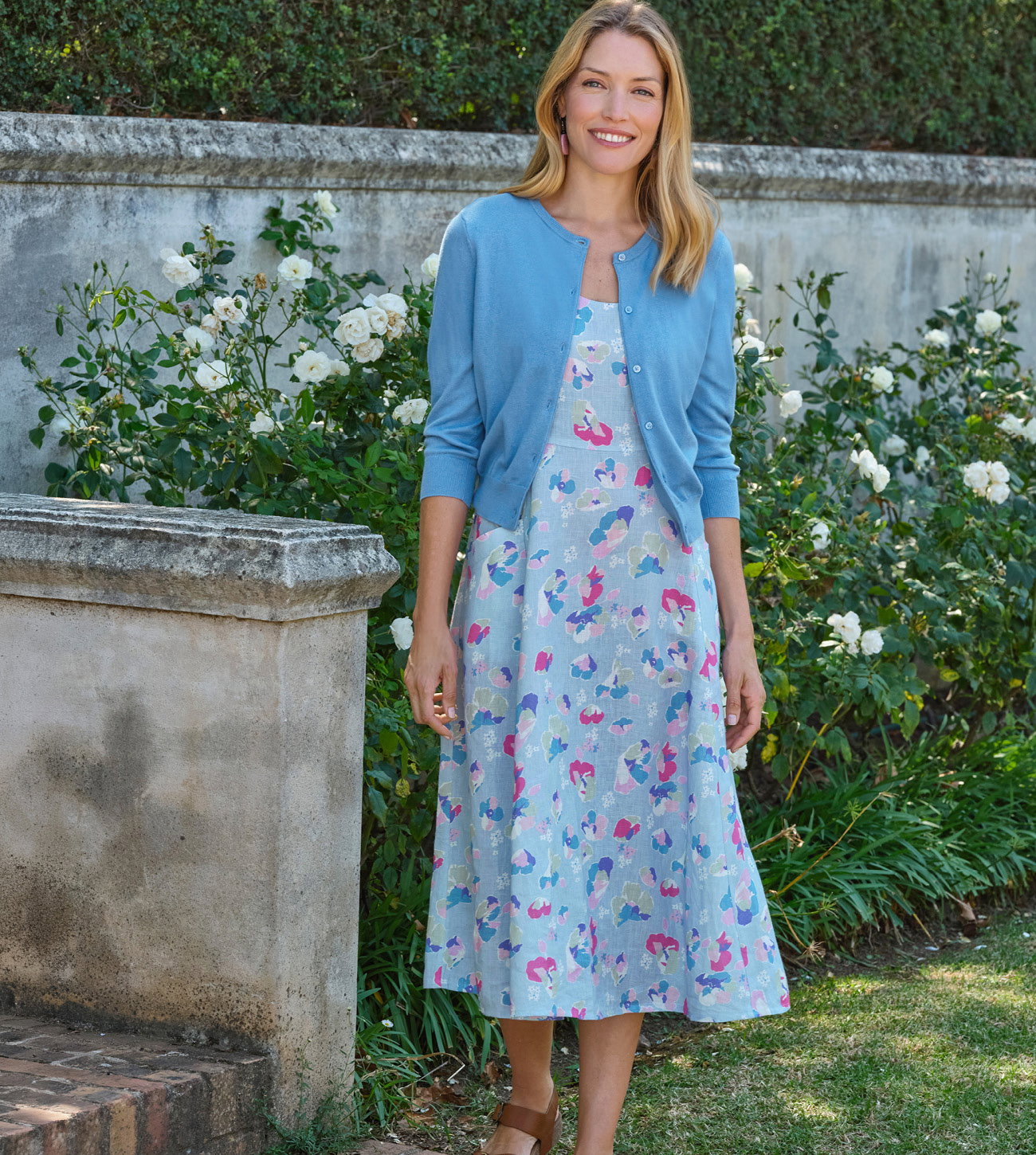 Womens Pocket Pinafore Dress
