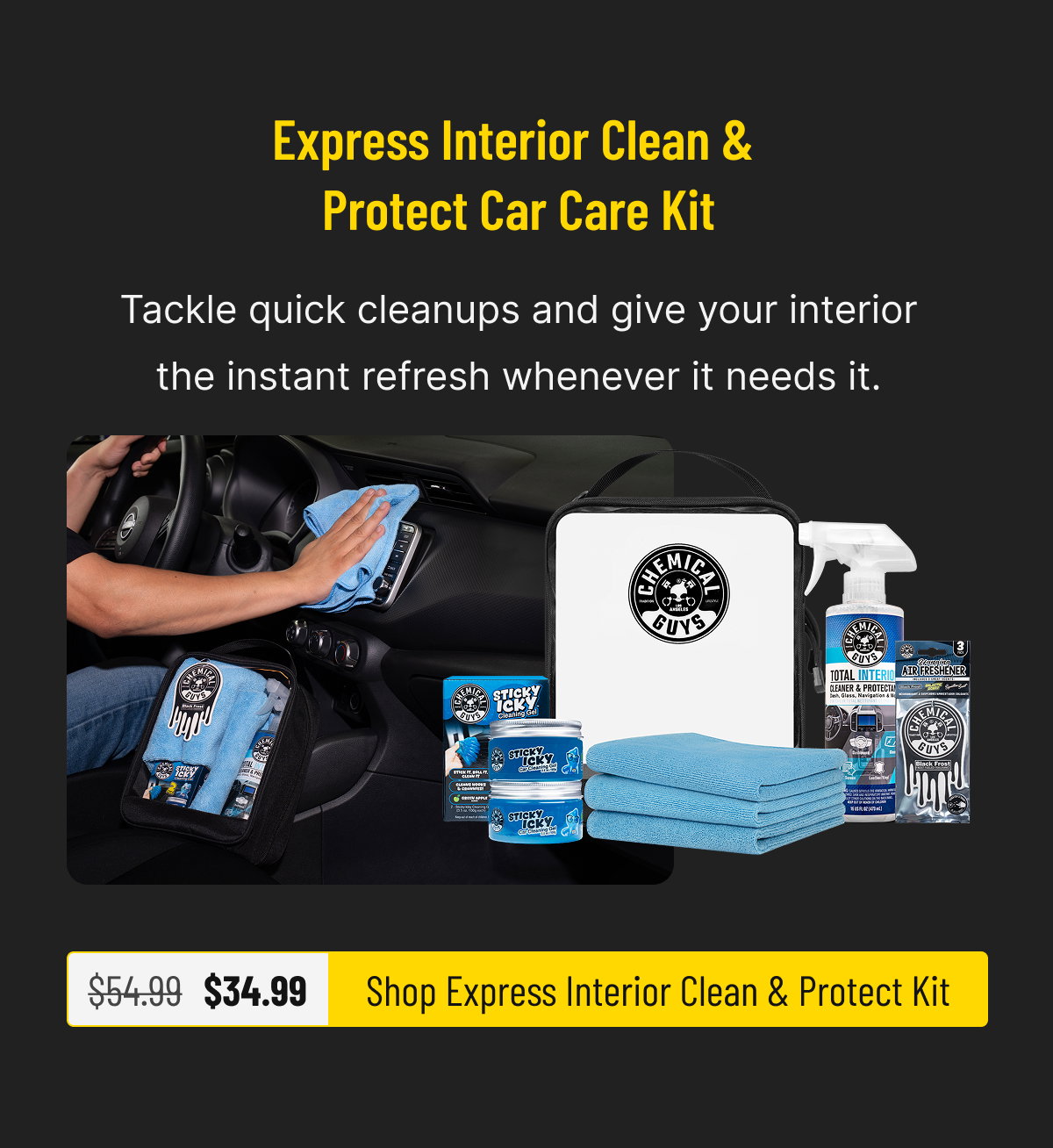 Express Interior Clean & Protect Car Care Kit