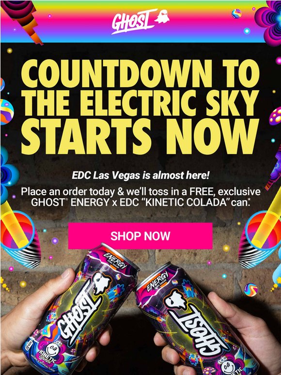 FREE GHOST® ENERGY x EDC "KINETIC COLADA"