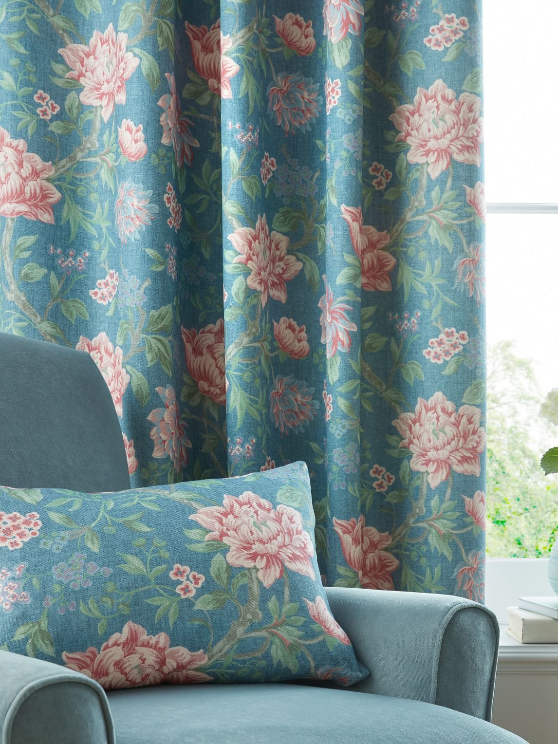 Laura Ashley Pussy Floral Fabric