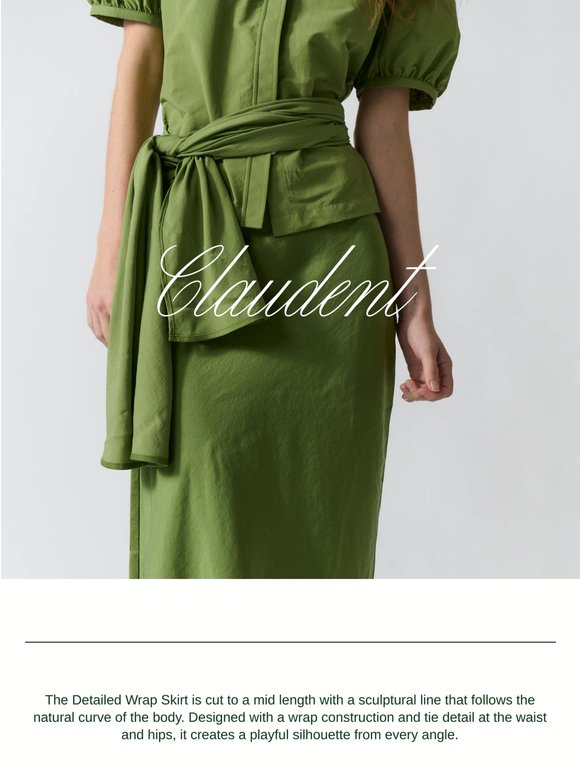 Highlight - Detailed Wrap Skirt