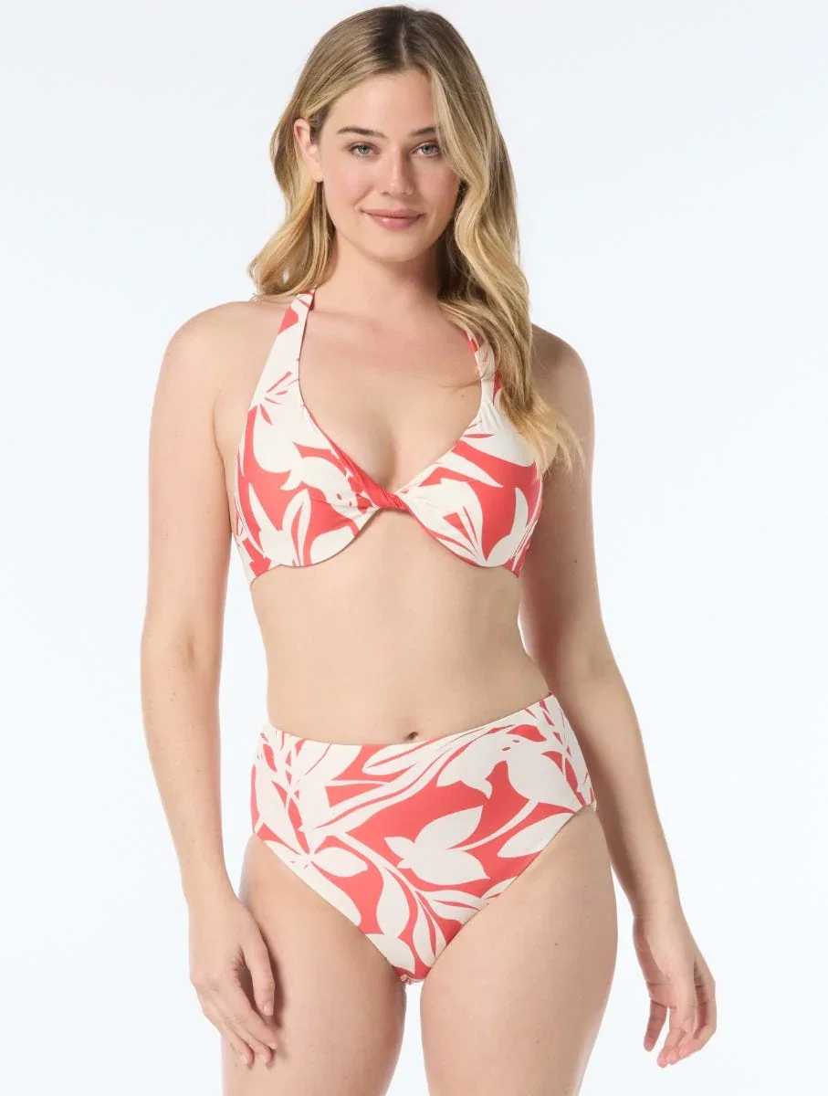 Image of Coco Reef Verso Bra Sized Twist Reversible Underwire Bikini Top - Playa Paradiso