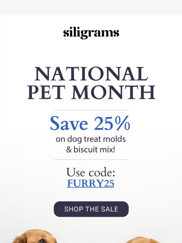 National Pet Month! Save 25% Dog Treats 🐶