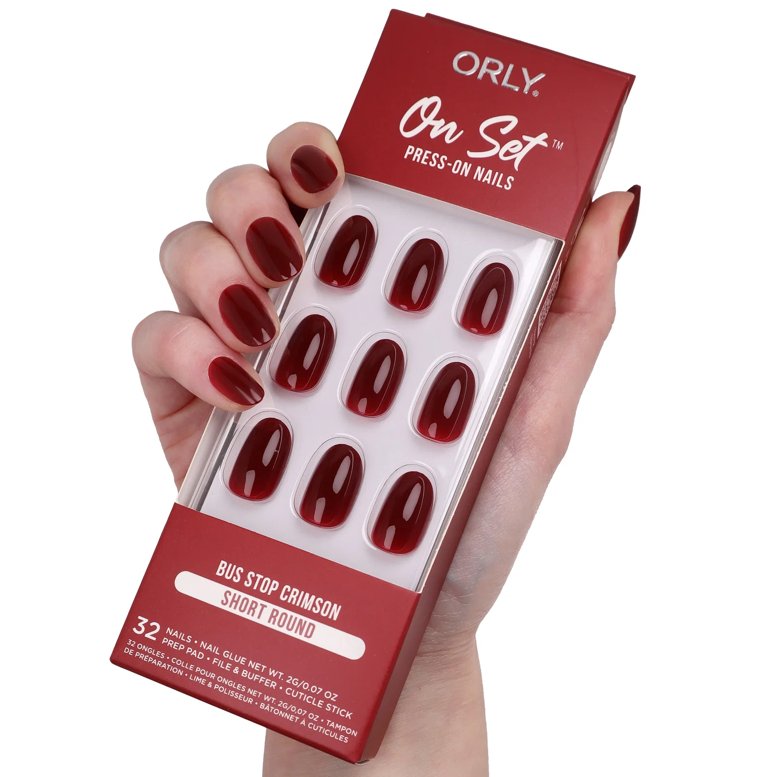 Image of Bus Stop Crimson - Solid