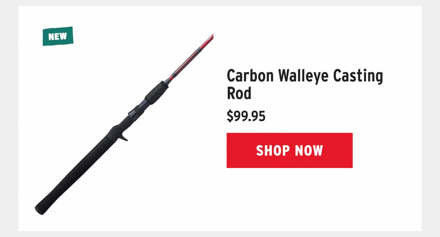 Carbon Walleye Casting Rod