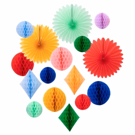 Buntes Wabenballset Rainbow