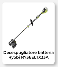 Ryobi RY36ELTX33A-140 - Decespugliatore a batteria - 36V - 4Ah