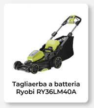 Ryobi RY36LM40A-140 - Tagliaerba a batteria - MAX POWER 36V/4Ah - Taglio 40 cm