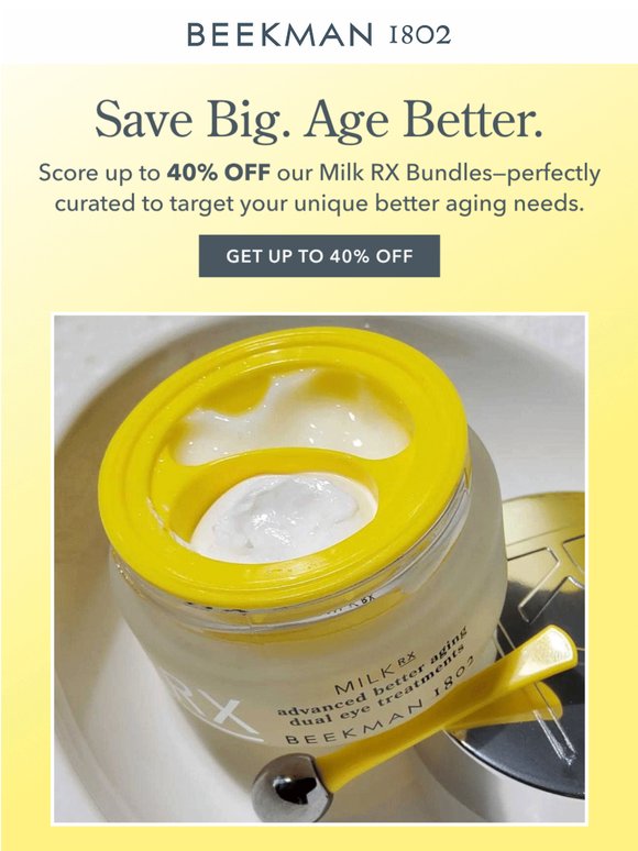 Your Best Skin Starts With Milk RX 💛