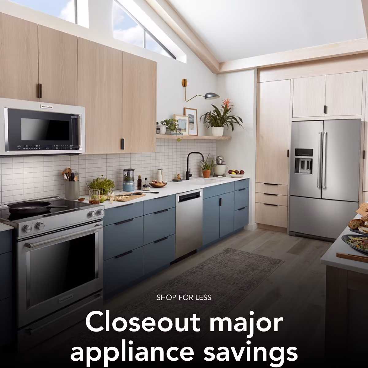 Shop for less - Closeout major appliances savings