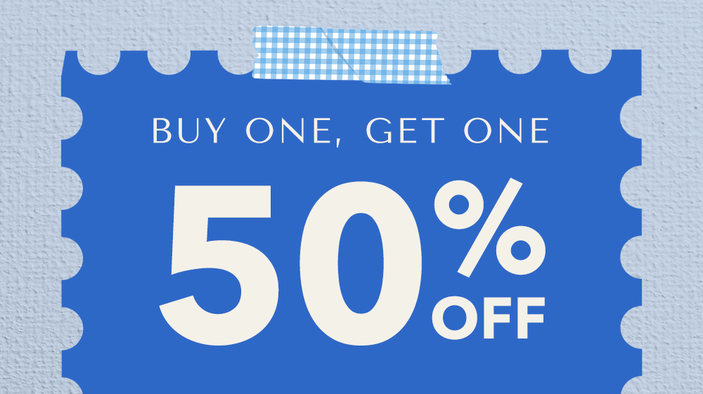 BOGO 50% Off