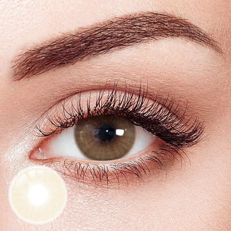 Queen Ochre Prescription 6 Months Contact Lenses