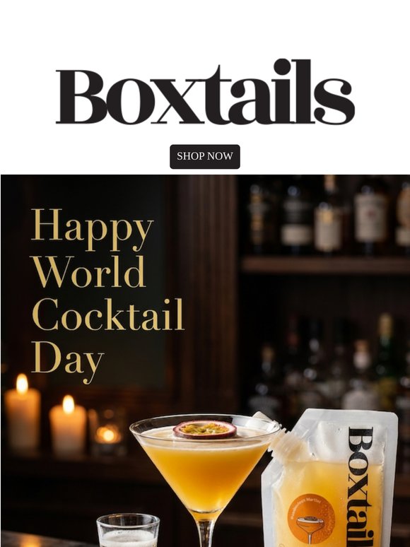 Cheers to 50% off 🍸 Happy World Cocktail Day