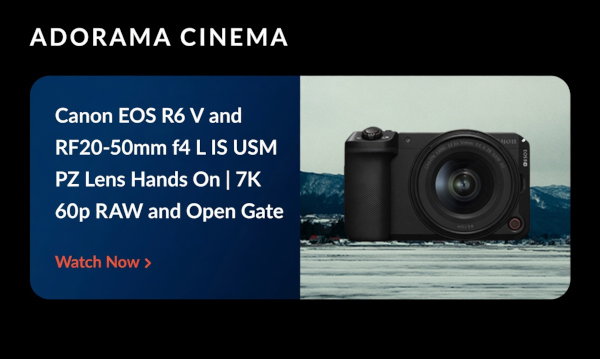 Canon EOS R6 V and RF20-50mm f4 L IS USM PZ Lens Hands On | 7K 60p RAW and Open Gate
