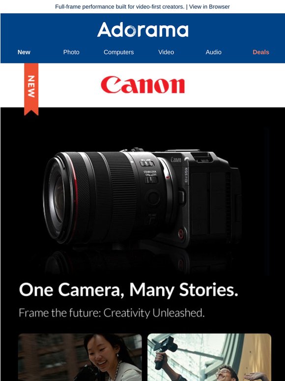 Meet the Canon EOS R6 V & RF 20-50mm F4 L IS USM Power Zoom Lens