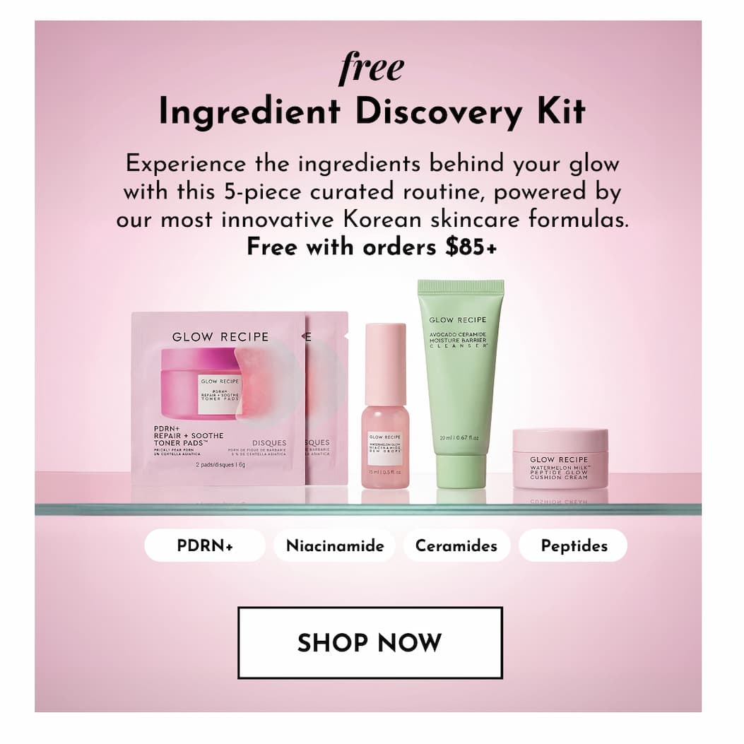 Free 5-piece Ingredient Discovery Kit with orders $85+