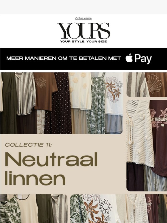 NU BINNEN: Neutraal linnen