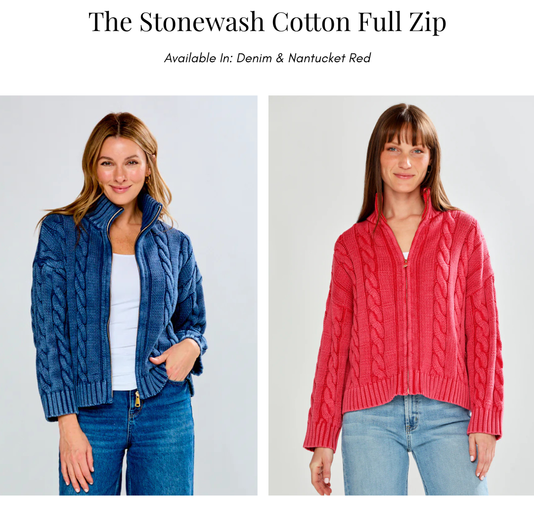 The Stonewash Cotton Full Zip