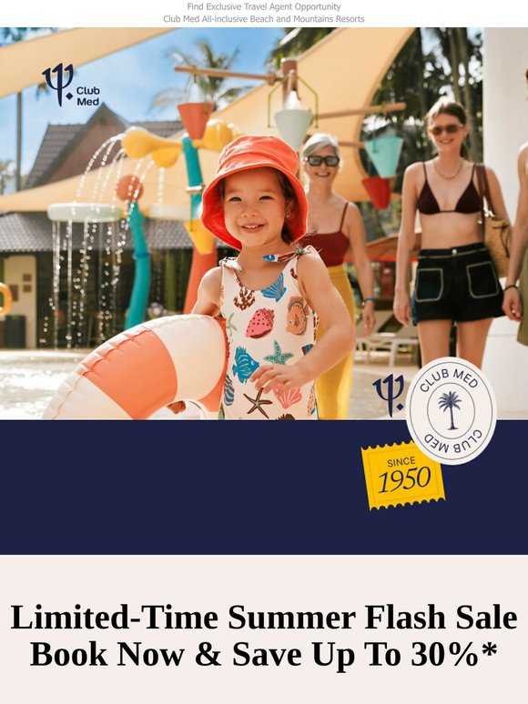 Limited-Time Summer FLASH SALE Ends 9 June - UP TO 30% OFF