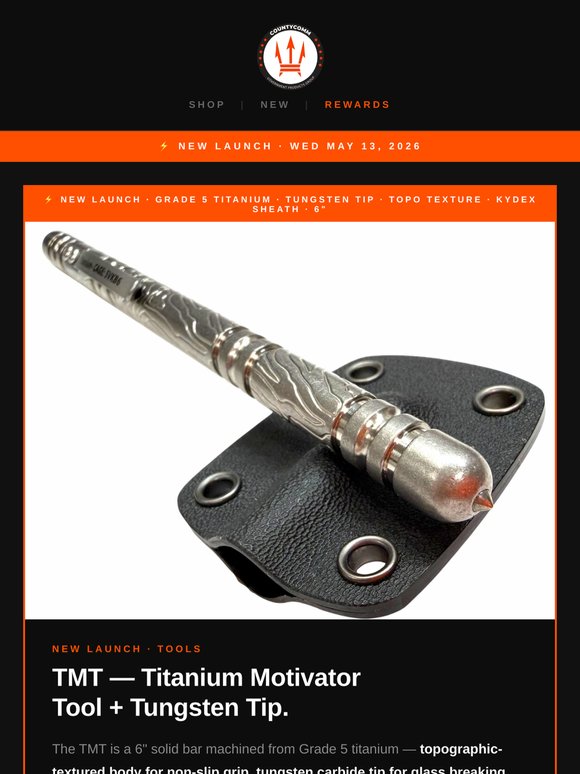 New launch: The titanium tool that does everything.