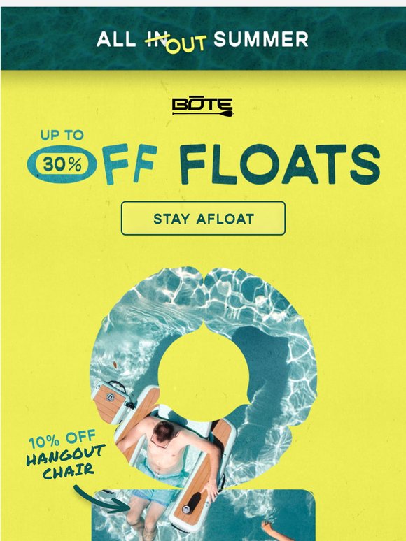 Float into Memorial Day savings
