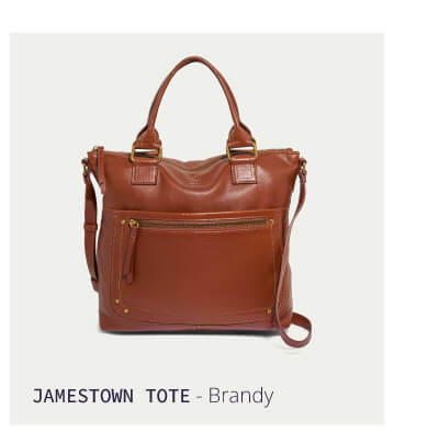 Jamestown Tote - Brandy
