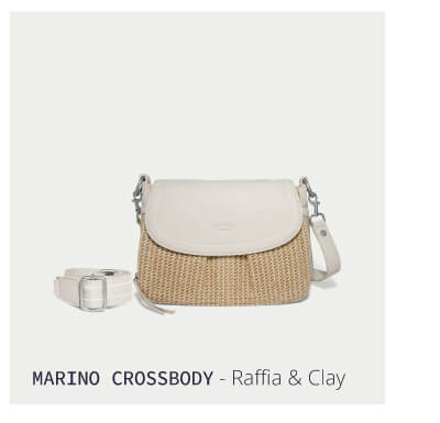 Marino Crossbody - Raffia & Clay