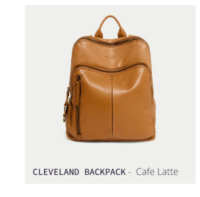 Cleveland Backpack - Cafe Latte