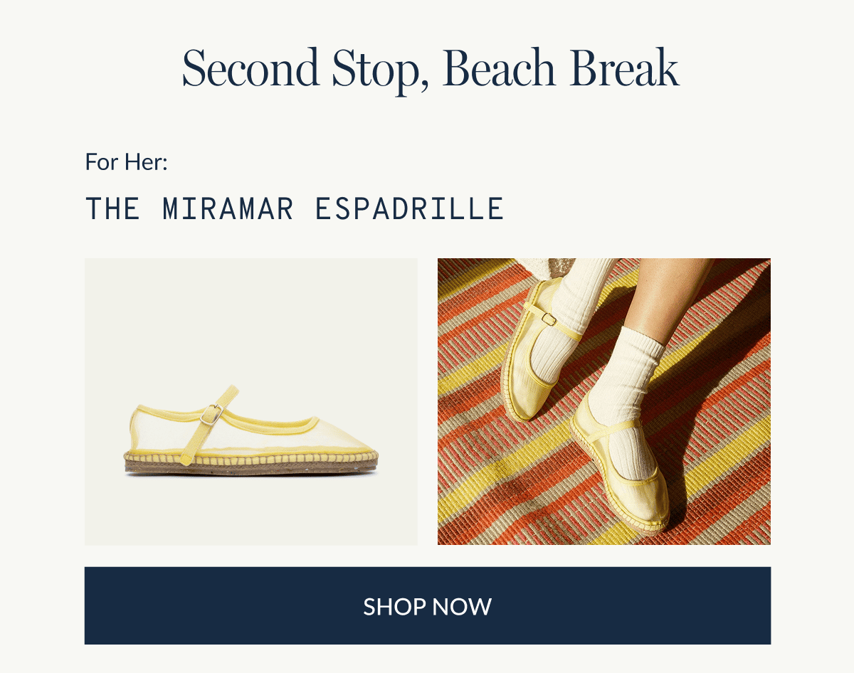 For Her: The Miramar Espadrille