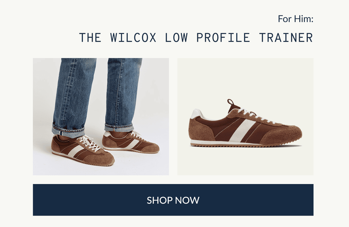 For Him: The Wilcox Low Profile Trainer