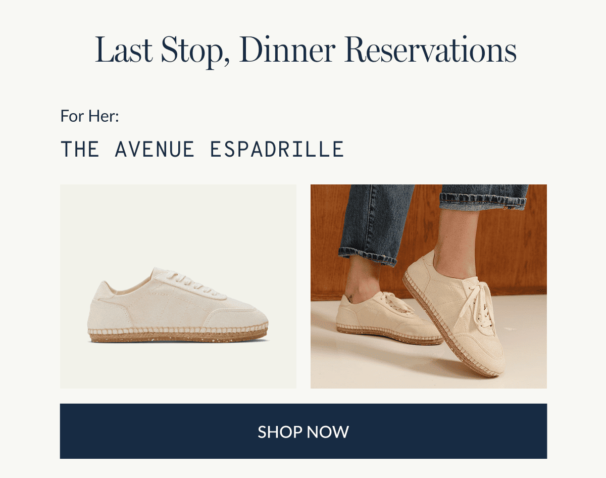 For Her: The Avenue Espadrille