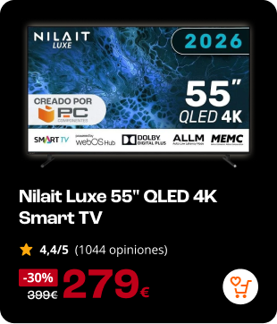 21 Aniversario Nilait Luxe 55'' QLED 4K