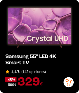 21 Aniversario Samsung 55'' LED 4K Smart TV