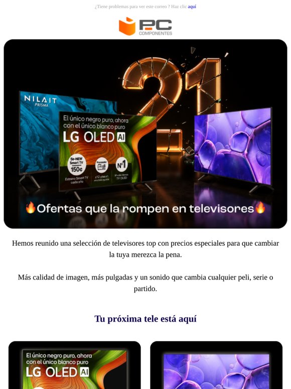 ¿Tu tele ya se queda pequeña o colgada?