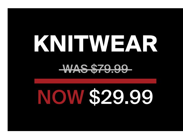 Sale Knitwear