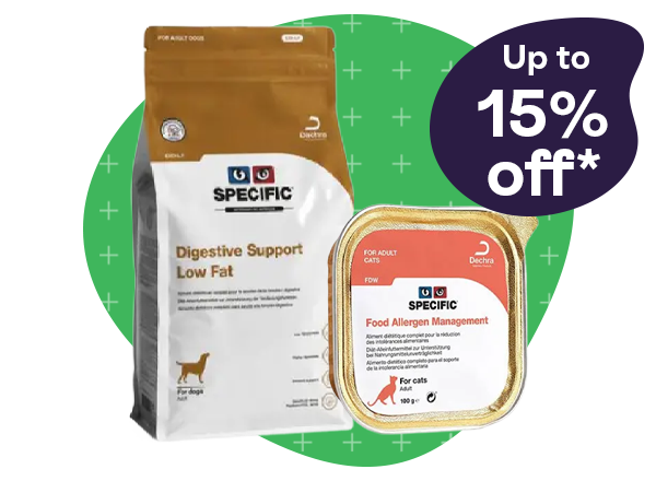 Up to 15% off selected Specific VEF foods 