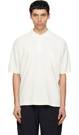 Off-White Short Sleeve Polo - nanamica