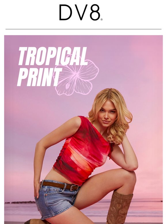 TROPICAL PRINT 🌺🐚 new arrivals inside...