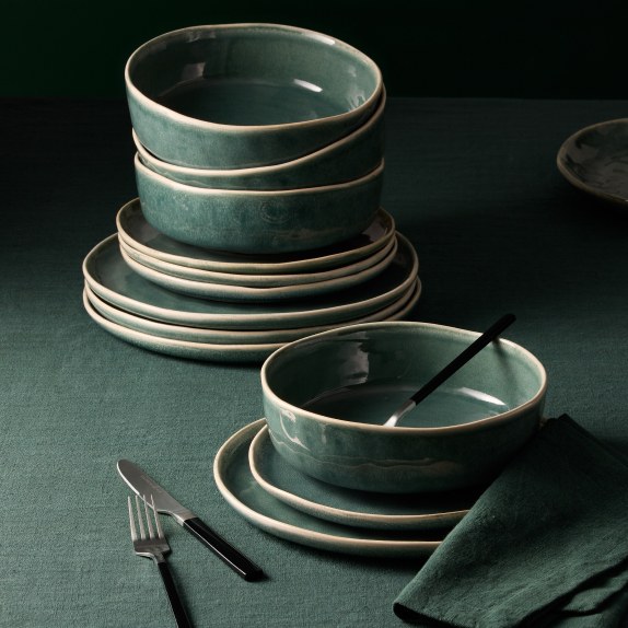 Salisbury & Co Baltic Dinner Set 12pc Hunter Green