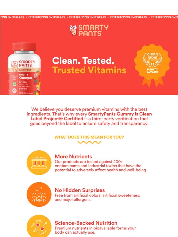 Clean Label? Awarded ✅