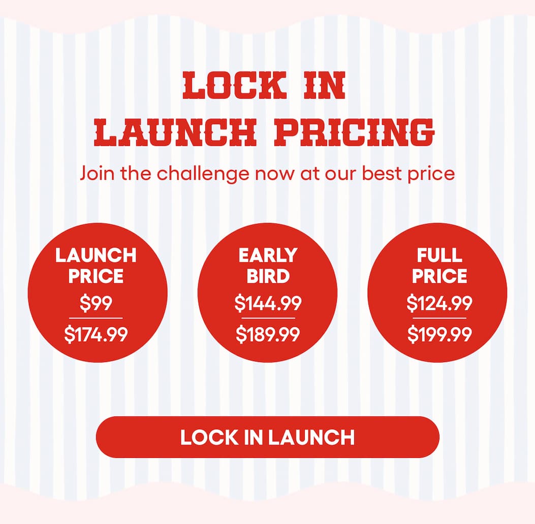 Lock in launch pricing