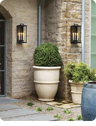 Estate Series Weymouth Outdoor Wall Mount Lantern in Black