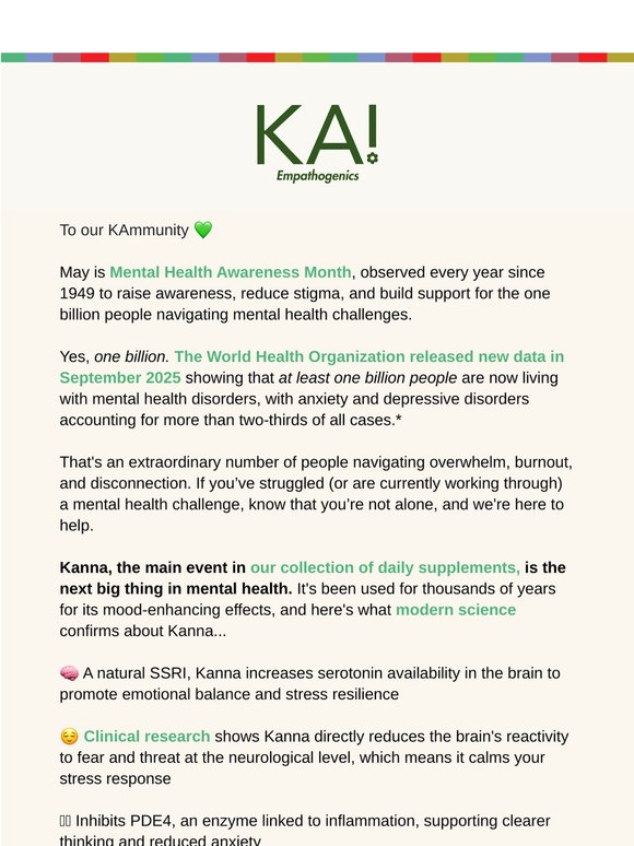 One billion people are living with mental health disorders