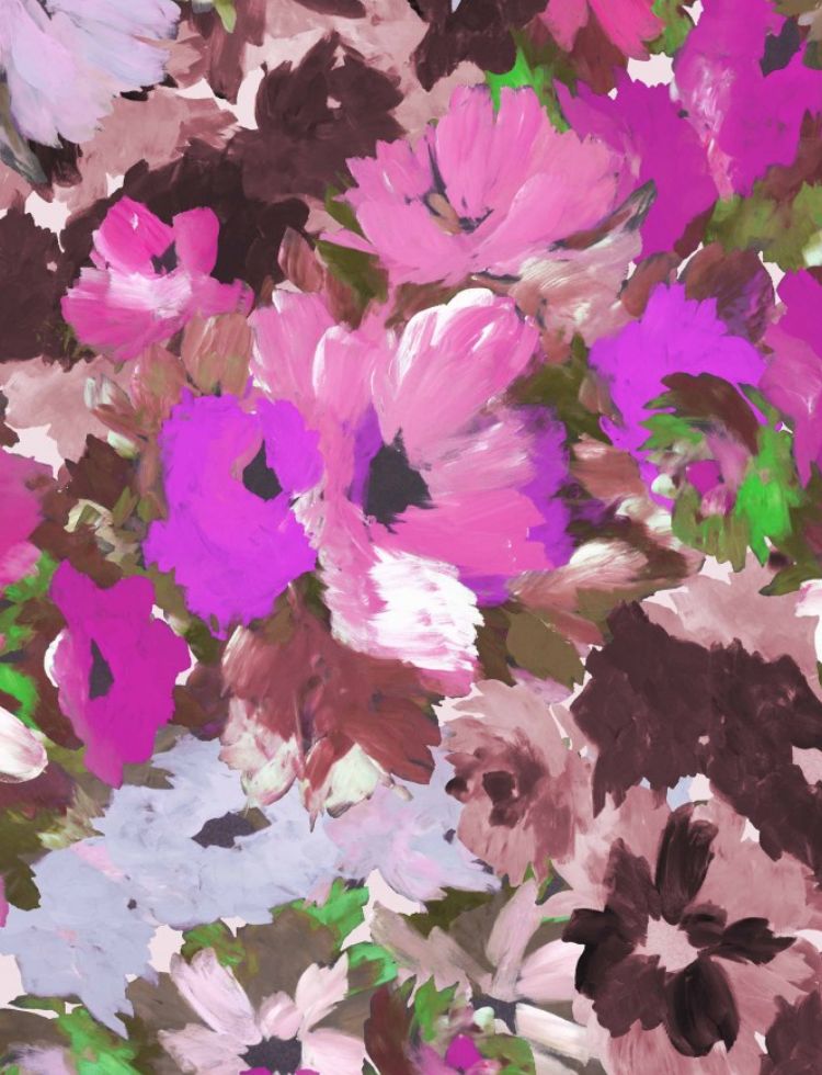 Minerva Exclusive Spring Cascade POD Fabric Oleander
