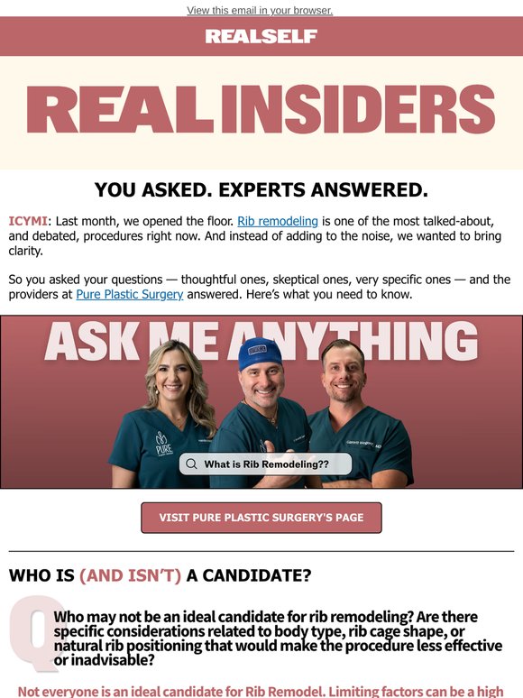 Rib Remodeling: Your Questions, Answered