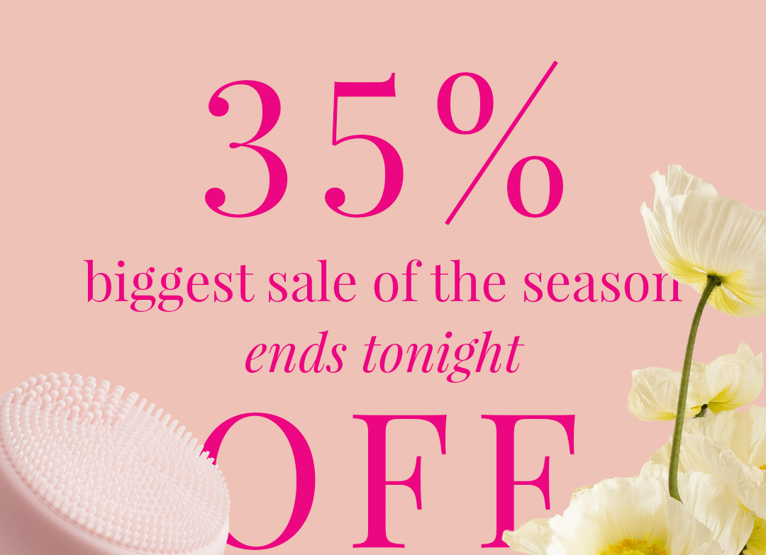 35% off ends tonight