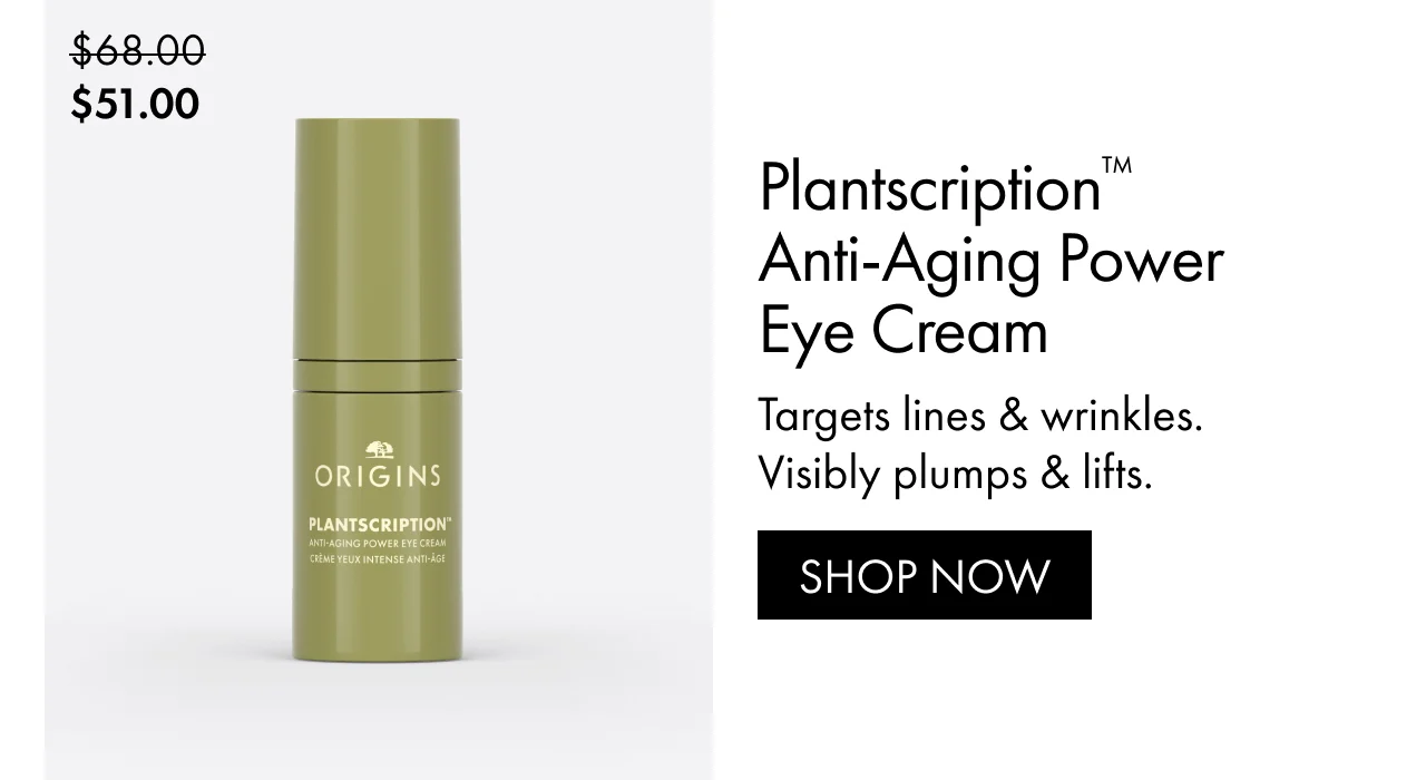 $51.00 | Plantscription™ Anti-Aging Power Eye Cream | Targets lines & wrinkles. Visibly plumps & lifts. | SHOP NOW