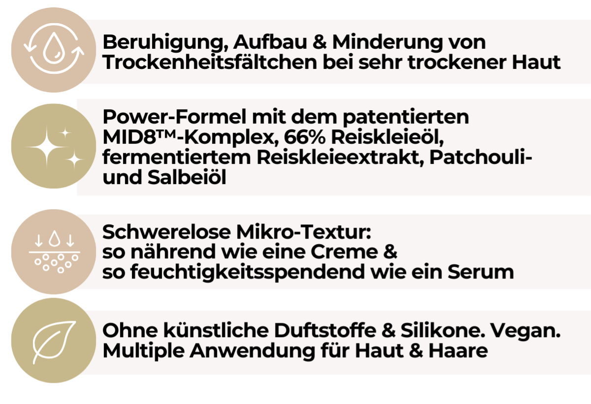 Wie wirkt das Rice Facial Oil von Midha?