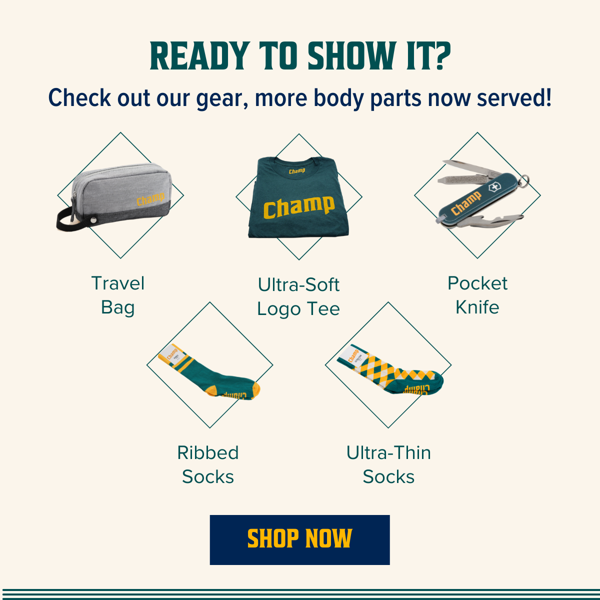 WS09B - Champ Merchandise 